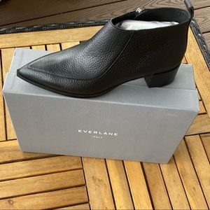 Everlane boss bootie. Black leather size 7.5 M